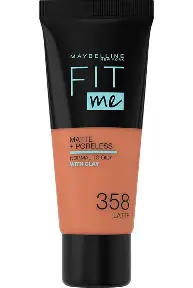 Maybelline Fit Me Matte and Poreless Foundation 358 Latte 30ml